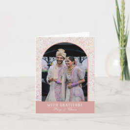 フローラMundap Arch'結婚s Thank You カード