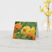 「フローラNOTECARD」（写真付） カード (黄色い花)