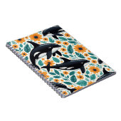 フローラorcaスパイラルフォトノートブック ノートブック (右側)