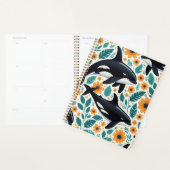 フローラorcaスパイラルフォトノートブック プランナー手帳 (ディスプレー)