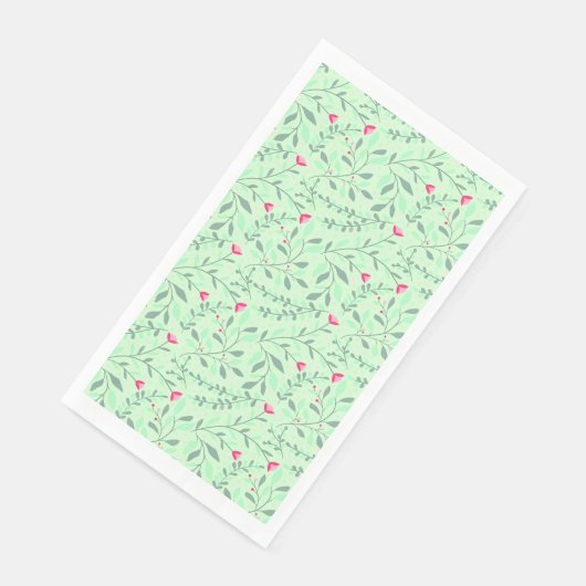 フローラpattern.05.FR.pinkおよびLgreen LGreen BG (コーナー)