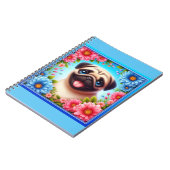 フローラPUGノートブック ノートブック (左側)