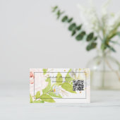 フローラQRコード名刺 名刺 (スタンド正面)