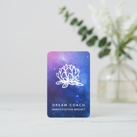 *~*フローラQRナイト天空銀河系スカイロータス 名刺 (スタンド正面)