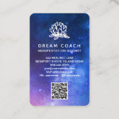 *~*フローラQRナイト天空銀河系スカイロータス 名刺 (裏面)