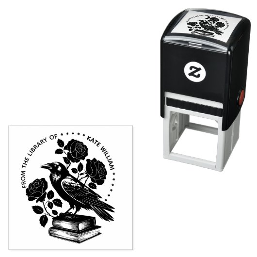 フローラRaven Exライブラリ自己インキング印鑑 セルフインキングスタンプ (インサイチュ)