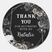 フローラRIP 20歳誕生日 ラウンドシール (正面)