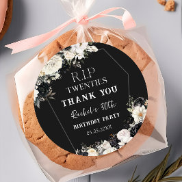 フローラRIP 20歳誕生日 ラウンドシール
