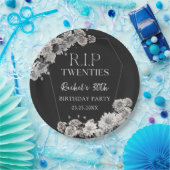 フローラRIP 200年30歳の誕生日紙プレート ペーパープレート (パーティー)