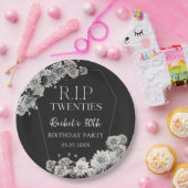 フローラRIP 200年30歳の誕生日紙プレート ペーパープレート (パーティー)