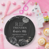 フローラRIP 200年30歳の誕生日紙プレート ペーパープレート (パーティー)