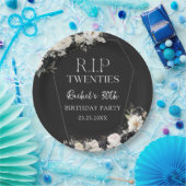 フローラRIP 200年30歳の誕生日紙プレート ペーパープレート (パーティー)