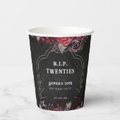 フローラRIP 20s 30th誕生日パーティーの好意 紙コップ (裏面)