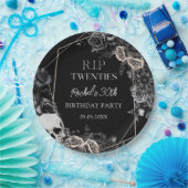フローラRIP 20s 30th誕生日紙プレート ペーパープレート (パーティー)