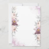 フローラRNナースフローラ卒業会 招待状 (裏面)