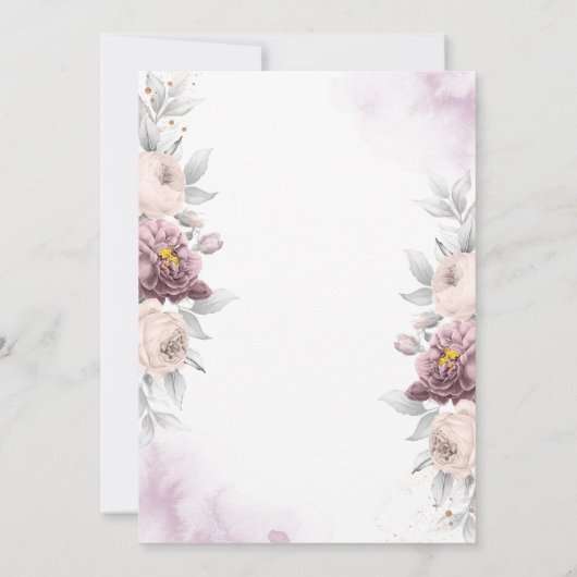 フローラRNナースフローラ卒業会 招待状 (裏面)