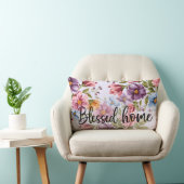 フローラS付き静水彩聖なる書物、 経典枕 ランバークッション (椅子)