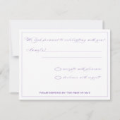 フローラSVP 出欠カード (正面)