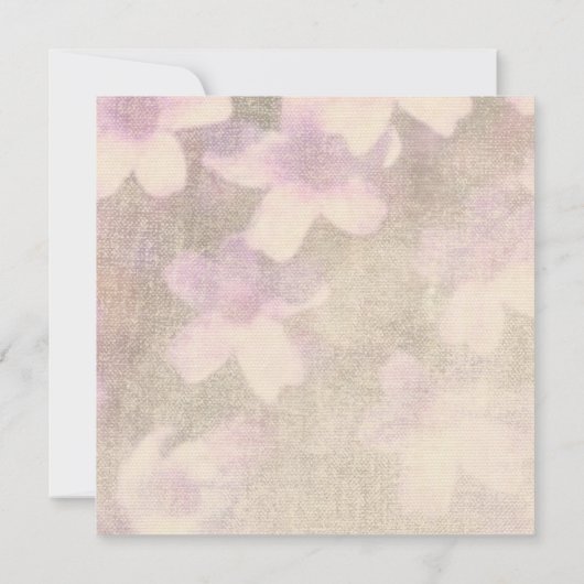 フローラtwidyの結婚式の招待とエンベロープデザイン 招待状 (裏面)