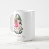 フローラTWO PHOTO Mother's Day Mug コーヒーマグカップ (正面左)