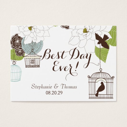 フローラwモダンバードケージn愛の鳥の芸術 (正面)