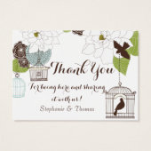 フローラwモダンバードケージn愛の鳥の芸術 (裏面)