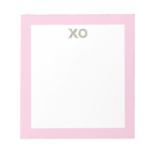 フローラXOメモ帳 ノートパッド (正面)