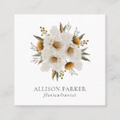 フローリエレガントストBusiness Card スクエア名刺 (正面)