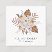 フローリエレガントストBusiness Card スクエア名刺 (正面)