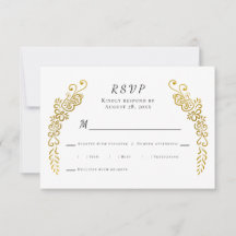 フローリエレガントッシュ金ゴールドブラック&ホワイトユニークズ結婚