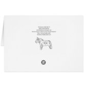 フローリストの馬 (裏面横)