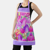 フローリストガーデナーピンクウォーター色フローラ エプロン (インサイチュ)