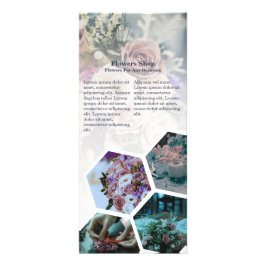 フローリストサービス情報カスタム写真 ラックカード