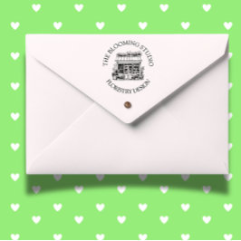 フローリストストアフロントスタジオラバースタンプ セルフインキングスタンプ