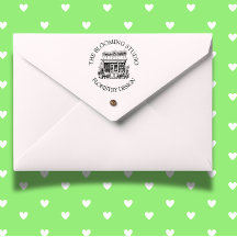 フローリストストアフロントスタジオラバースタンプ