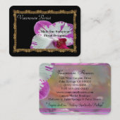 フローリストドラマセンスエレガントプロフェッショナル 名刺 (正面/裏面)