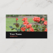 フローリストフローラアーティス結婚トの装飾者 名刺 (正面)