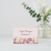 フローリストフローラ 名刺 (スタンド正面)