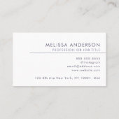 フローリストプロフェッショナルQRコードロゴビジモダンネス 名刺 (裏面)