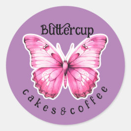 フローリストベーカリーカスタムカフェショップ名製品 ラウンドシール