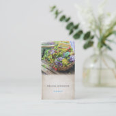 フローリスト園芸心理学者スタイリスト 名刺 (スタンド正面)