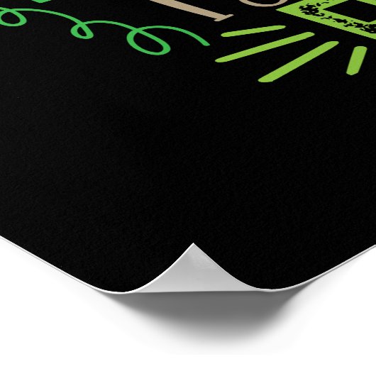 フローリスト女性おもしろい植物愛好家マザーガーデニング ポスター (角)