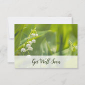 🌸フローリスト版🌿フローラ写真「Get Well Soon」 ノートカード (正面)