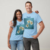 フローリスト白ライリーTシャツ Tシャツ (ユニセックス)