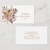 フローリスト素朴フローラ名刺 名刺 (正面/裏面)