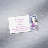 フローリスト花屋ファーマーズマーケット マグネット名刺 (インサイチュ)