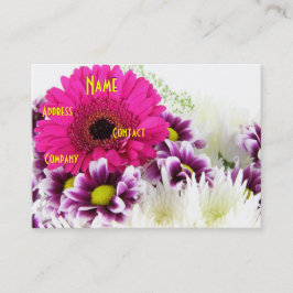 フローリスト – パープルブーケI 名刺