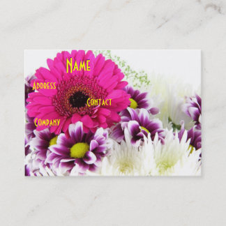 フローリスト – パープルブーケI 名刺