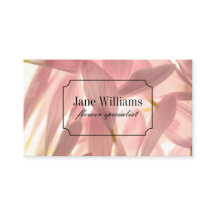 フローリスト |ピンクの花