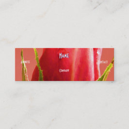 フローリスト – ピンクロース スキニー名刺